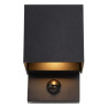 Lucide TADZIO - Applique murale Intérieur/Extérieur - LED - CCT - 1x7W 2700K/4000K - IP65 - - L 10,2 x P 10 - Réf. 69810/07/30
