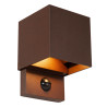 Lucide TADZIO - Applique murale Intérieur/Extérieur - LED - CCT - 1x7W 2700K/4000K - IP65 - - L 10,2 x P 10 - Réf. 69810/07/97