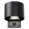Lucide TADZIO - Applique murale Intérieur/Extérieur - LED - CCT - 1x7W 2700K/4000K - IP65 - - L 11,9 x P - Réf. 69811/07/30