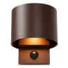 Lucide TADZIO - Applique murale Intérieur/Extérieur - LED - CCT - 1x7W 2700K/4000K - IP65 - - L 11,9 x P - Réf. 69811/07/97