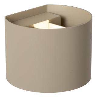 Lucide ARMIN - Spot mural / Applique mural Salle de bains - LED Dim. - CCT - 2x3,5W 2200K/3000K - - L 12 x P - Réf. 69816/06/41