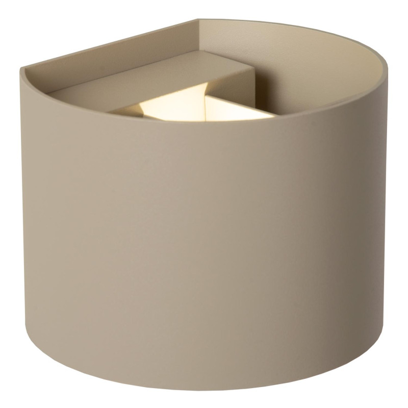 Lucide ARMIN - Spot mural / Applique mural Salle de bains - LED Dim. - CCT - 2x3,5W 2200K/3000K - - L 12 x P - Réf. 69816/06/41