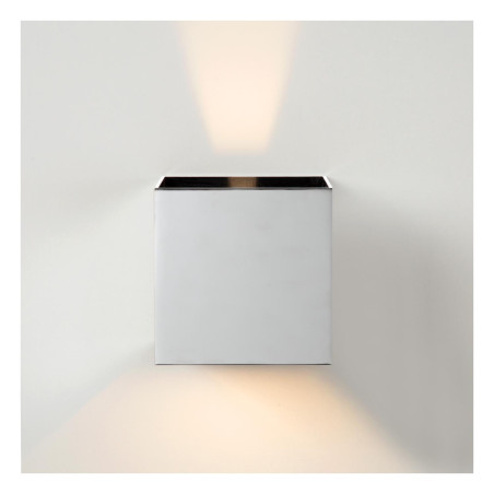 Lucide ARMIN - Spot mural / Applique mural Salle de bains - LED Dim. - CCT - 2x3,5W 2200K/3000K - - L 10 x P - Réf. 69817/06/11
