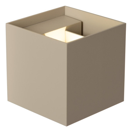 Lucide ARMIN - Spot mural / Applique mural Salle de bains - LED Dim. - CCT - 2x3,5W 2200K/3000K - - L 10 x P - Réf. 69817/06/41