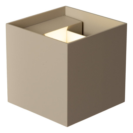 Lucide ARMIN - Spot mural / Applique mural Salle de bains - LED Dim. - CCT - 2x3,5W 2200K/3000K - - L 10 x P - Réf. 69817/06/41