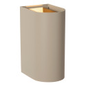 Lucide APLIS - Spot mural / Applique mural Intérieur/Extérieur - LED - CCT - 2x5W 2200K/3000K - IP54 - L 9,7 x P 7,2 x H 15 cm