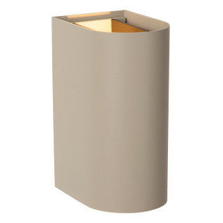 Lucide APLIS - Spot mural / Applique mural Intérieur/Extérieur - LED - CCT - 2x5W 2200K/3000K - IP54 - L 9,7 x P 7,2 x H 15 cm