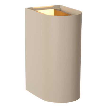 Lucide APLIS - Spot mural / Applique mural Intérieur/Extérieur - LED - CCT - 2x5W 2200K/3000K - IP54 - L 9,7 x P 7,2 x H 15 cm