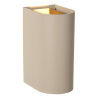 Lucide APLIS - Spot mural / Applique mural Intérieur/Extérieur - LED - CCT - 2x5W 2200K/3000K - IP54 - L 9,7 x P 7,2 x H 15 cm
