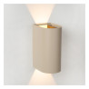 Lucide APLIS - Spot mural / Applique mural Intérieur/Extérieur - LED - CCT - 2x5W 2200K/3000K - IP54 - L 9,7 x P 7,2 x H 15 cm