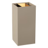 Lucide APLIS - Spot mural / Applique mural Intérieur/Extérieur - LED - CCT - 2x5W 2200K/3000K - IP54 - L 7,3 x P 7,2 x H 15 cm