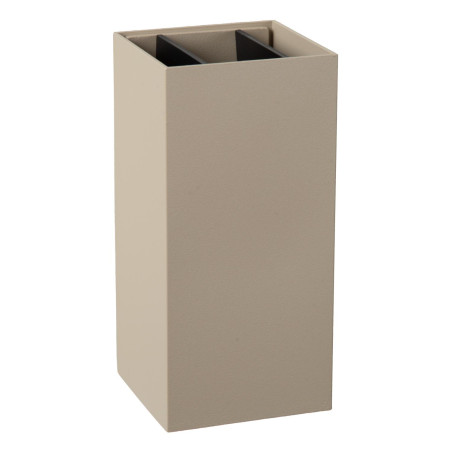 Lucide APLIS - Spot mural / Applique mural Intérieur/Extérieur - LED - CCT - 2x5W 2200K/3000K - IP54 - L 7,3 x P 7,2 x H 15 cm