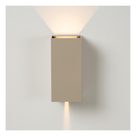 Lucide APLIS - Spot mural / Applique mural Intérieur/Extérieur - LED - CCT - 2x5W 2200K/3000K - IP54 - L 7,3 x P 7,2 x H 15 cm