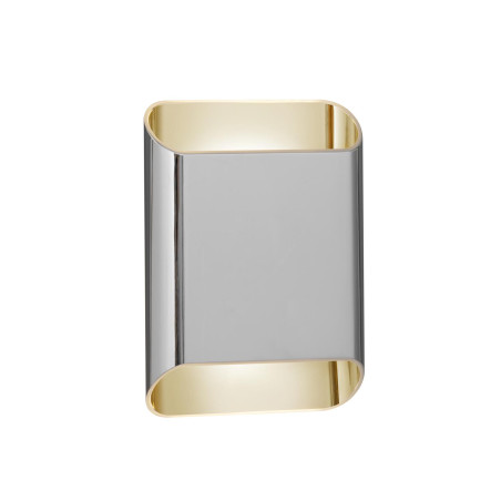 Lucide ATILA II - Applique murale Salle de bains - LED Dim. - CCT - 2x5W 2200K/3000K - IP54 - Chrome - - L 4 x P 14,5 x H 20 cm