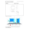 Lucide ATILA II - Applique murale Salle de bains - LED Dim. - CCT - 2x5W 2200K/3000K - IP54 - Chrome - - L 4 x P 14,5 x H 20 cm