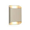Lucide ATILA II - Applique murale Salle de bains - LED Dim. - CCT - 2x5W 2200K/3000K - IP54 - Taupe - - L 4 x P 14,5 x H 20 cm