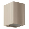 Lucide ANGELINA - Spot mural / Applique mural Intérieur/Extérieur - 1xGU10 (MR16) - IP65 - Taupe - Essential - Réf. 69822/01/41