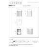 Lucide ANGELINA - Spot mural / Applique mural Intérieur/Extérieur - 1xGU10 (MR16) - IP65 - Taupe - Essential - Réf. 69822/01/41