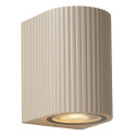 Lucide ANGELINA - Spot mural / Applique mural Intérieur/Extérieur - 1xGU10 (MR16) - IP65 - Taupe - Essential - Réf. 69823/01/41