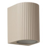 Lucide ANGELINA - Spot mural / Applique mural Intérieur/Extérieur - 1xGU10 (MR16) - IP65 - Taupe - Essential - Réf. 69823/01/41