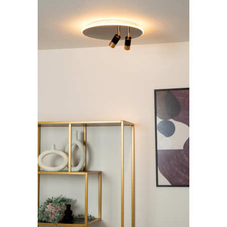 Lucide JUBEL - Plafonnier - Ø 40 cm - LED - CCT - 2500K/3000K - Canon Fusil