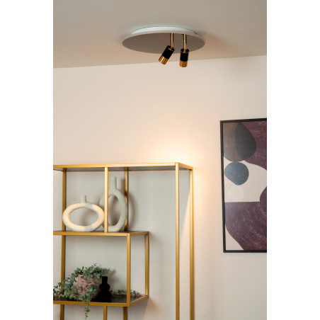Lucide JUBEL - Plafonnier - Ø 40 cm - LED - CCT - 2500K/3000K - Canon Fusil