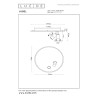 Lucide JUBEL - Plafonnier - Ø 40 cm - LED - CCT - 2500K/3000K - Canon Fusil