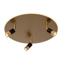 Lucide JUBEL - Plafonnier - Ø 48 cm - LED - CCT - 2500K/3000K - Or Mat / Laiton