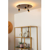 Lucide JUBEL - Plafonnier - Ø 48 cm - LED - CCT - 2500K/3000K - Or Mat / Laiton