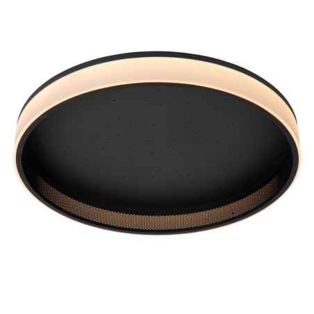 Lucide ESTREJA - Plafonnier - Ø 40 cm - LED 3 StepDim - CCT - 2500K/3000K - Noir