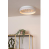 Lucide ESTREJA - Plafonnier - Ø 40 cm - LED 3 StepDim - CCT - 2500K/3000K - Blanc