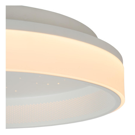 Lucide ESTREJA - Plafonnier - Ø 40 cm - LED 3 StepDim - CCT - 2500K/3000K - Blanc
