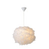 Lucide GOOSY SOFT - Suspension - Ø 50 cm - 1xE27 - Blanc