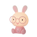 Lucide DODO RABBIT - Veilleuse Chambres d'enfant - LED 3 StepDim - 1x3W 4000K - Rose