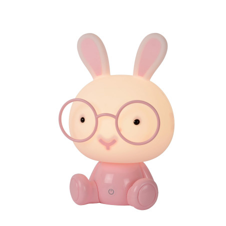 Lucide DODO RABBIT - Veilleuse Chambres d'enfant - LED 3 StepDim - 1x3W 4000K - Rose