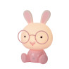 Lucide DODO RABBIT - Veilleuse Chambres d'enfant - LED 3 StepDim - 1x3W 4000K - Rose