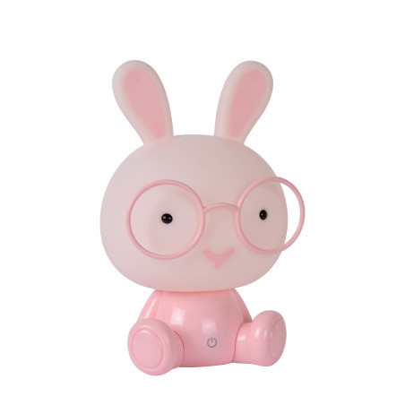 Lucide DODO RABBIT - Veilleuse Chambres d'enfant - LED 3 StepDim - 1x3W 4000K - Rose