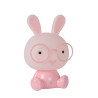 Lucide DODO RABBIT - Veilleuse Chambres d'enfant - LED 3 StepDim - 1x3W 4000K - Rose