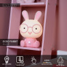 Lucide DODO RABBIT - Veilleuse Chambres d'enfant - LED 3 StepDim - 1x3W 4000K - Rose