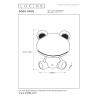 Lucide DODO FROG - Veilleuse Chambres d'enfant - LED 3 StepDim - 3x3W 4000K - Vert