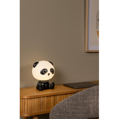 Lucide DODO PANDA - Veilleuse Chambres d'enfant - LED 3 StepDim - 1x3W 4000K - Noir