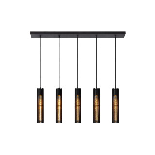 Lucide LIONEL - Suspension - 5xE27 - Noir
