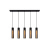 Lucide LIONEL - Suspension - 5xE27 - Noir