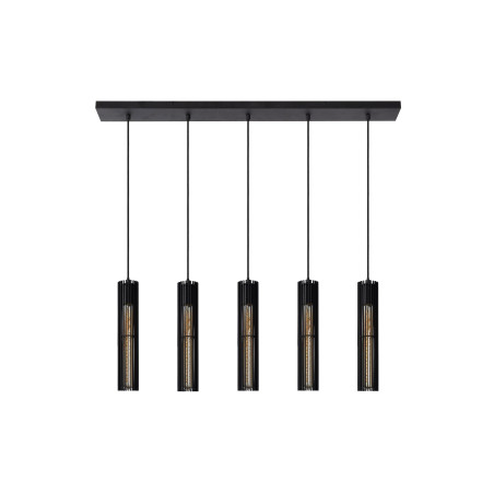 Lucide LIONEL - Suspension - 5xE27 - Noir