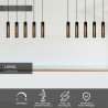 Lucide LIONEL - Suspension - 5xE27 - Noir
