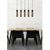 Lucide LIONEL - Suspension - 5xE27 - Noir