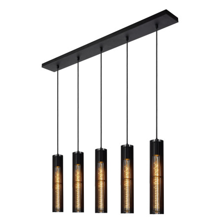 Lucide LIONEL - Suspension - 5xE27 - Noir