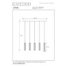 Lucide LIONEL - Suspension - 5xE27 - Noir