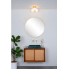 Lucide TRUDY - Plafonnier Salle de bains - Ø 28 cm - 3xG9 - IP44 - Or Mat / Laiton