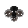 Lucide TRUDY - Plafonnier Salle de bains - Ø 28 cm - 3xG9 - IP44 - Noir